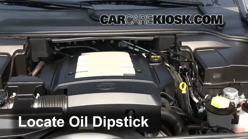 2006 Land Rover LR3 SE 4.4L V8 Oil Check Oil Level